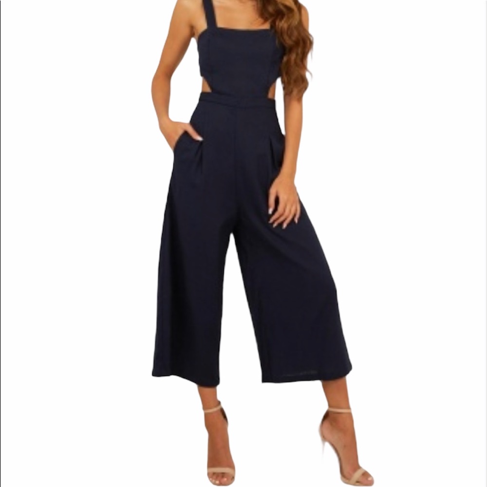 Showpo Navy Jumpsuit